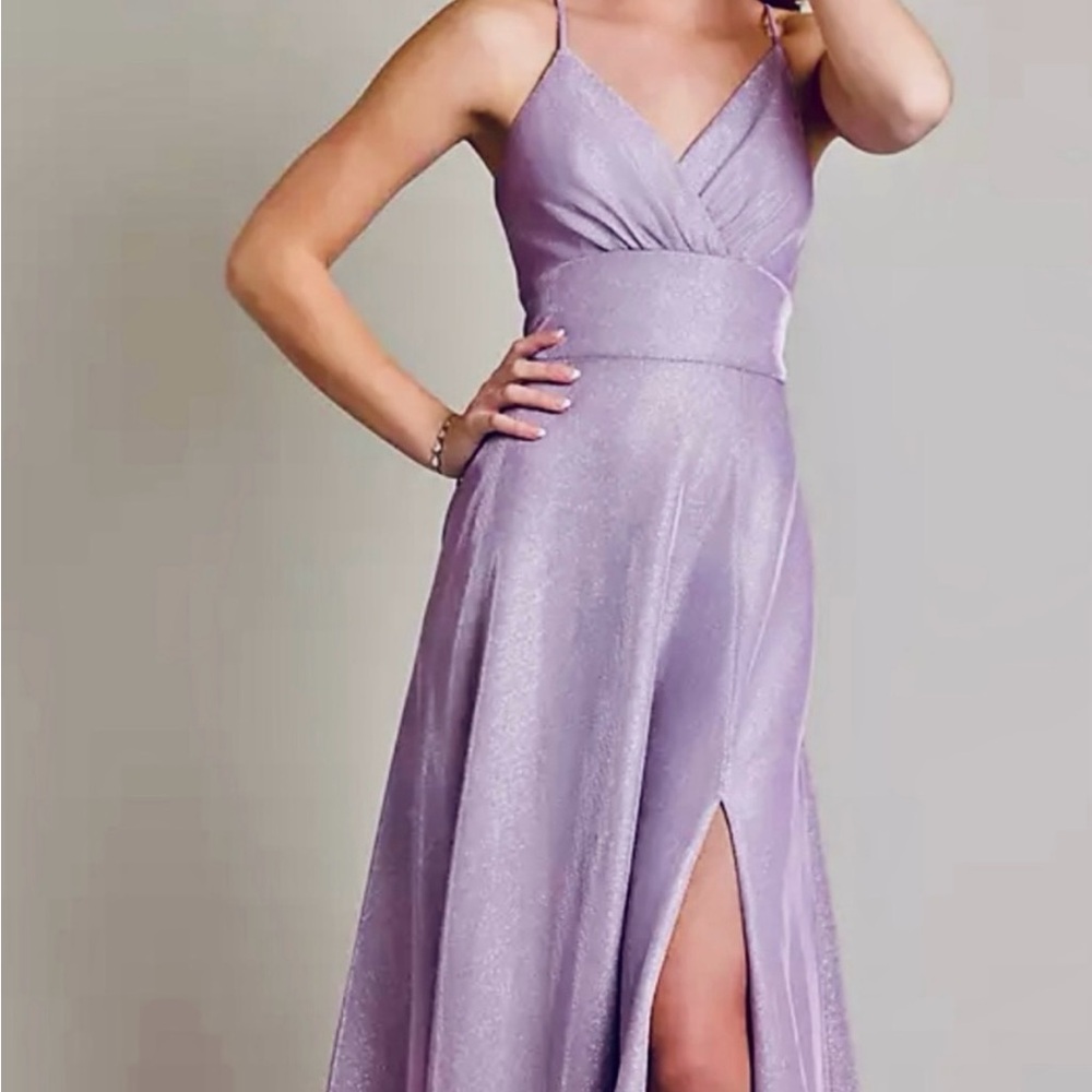Elegant Lavender Maxi Dress